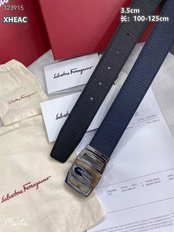 Ferragamo belt 35mmX100-125cm 8L (304)