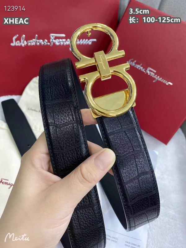 Ferragamo belt 35mmX100-125cm 8L (315)