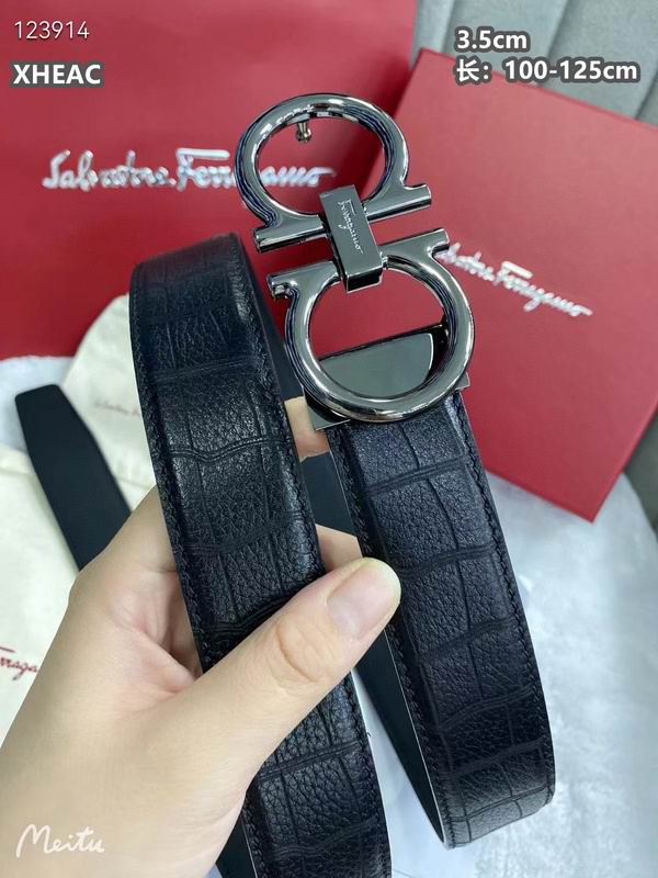 Ferragamo belt 35mmX100-125cm 8L (317)