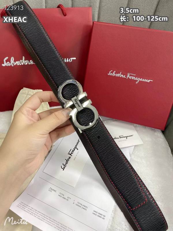 Ferragamo belt 35mmX100-125cm 8L (321)