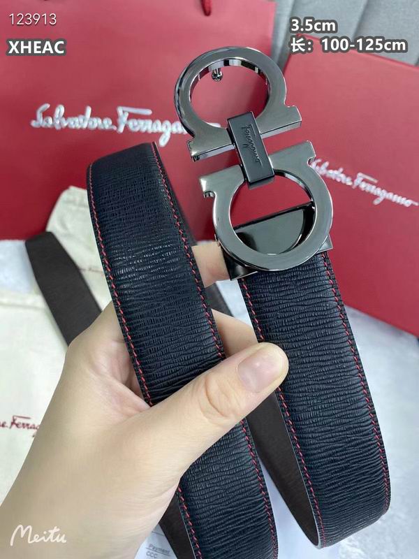 Ferragamo belt 35mmX100-125cm 8L (326)