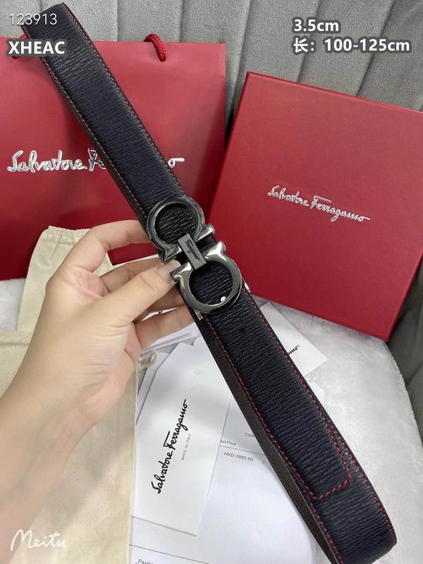 Ferragamo belt 35mmX100-125cm 8L (327)