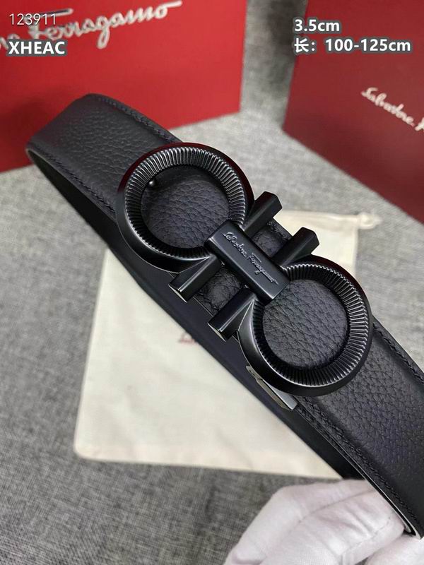 Ferragamo belt 35mmX100-125cm 8L (337)