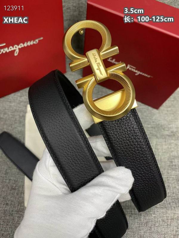 Ferragamo belt 35mmX100-125cm 8L (340)
