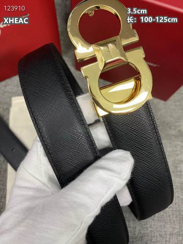 Ferragamo belt 35mmX100-125cm 8L (349)