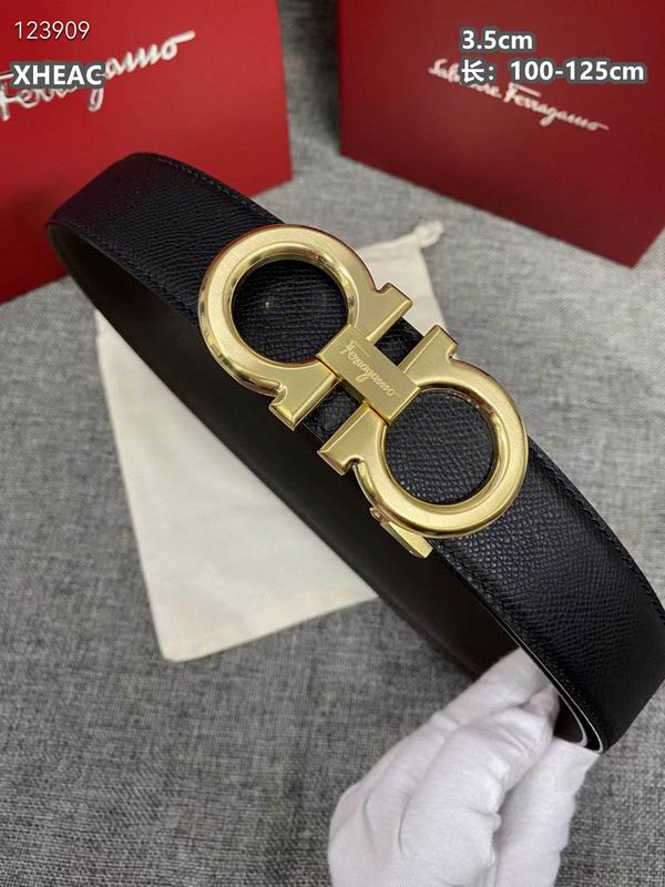Ferragamo belt 35mmX100-125cm 8L (356)