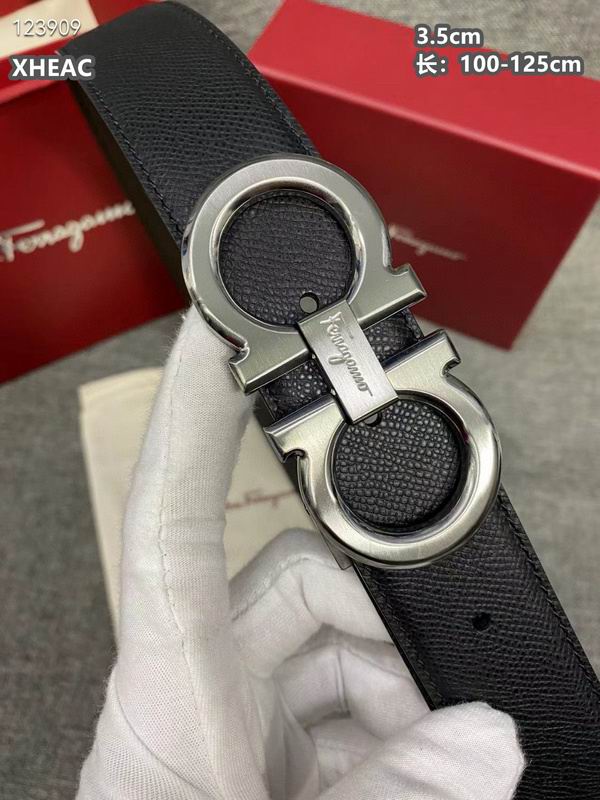 Ferragamo belt 35mmX100-125cm 8L (358)