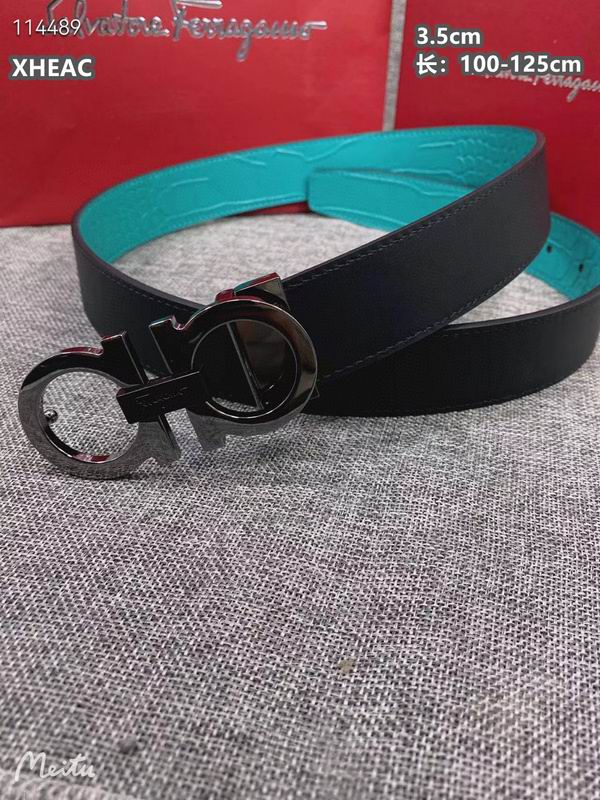 Ferragamo belt 35mmX100-125cm 8L (361)