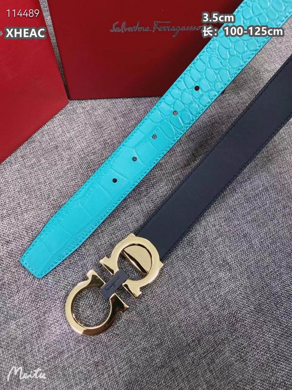 Ferragamo belt 35mmX100-125cm 8L (362)