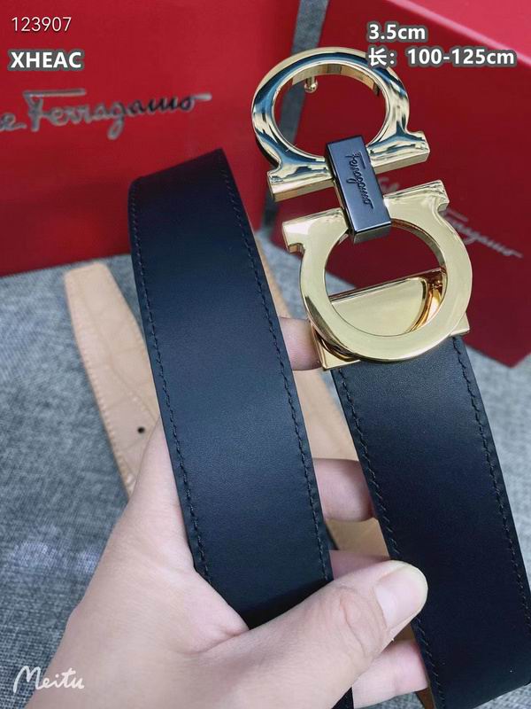 Ferragamo belt 35mmX100-125cm 8L (366)