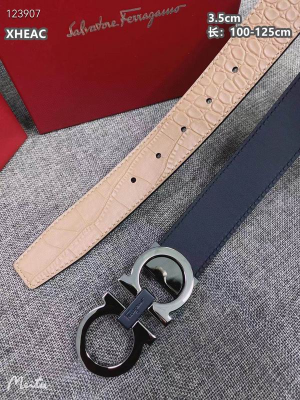 Ferragamo belt 35mmX100-125cm 8L (367)