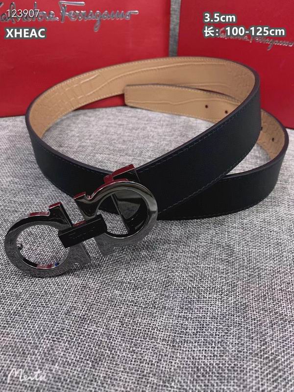 Ferragamo belt 35mmX100-125cm 8L (368)
