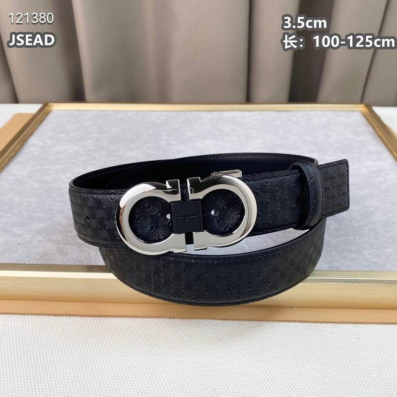 Ferragamo belt 35mmX100-125cm 8L (382)