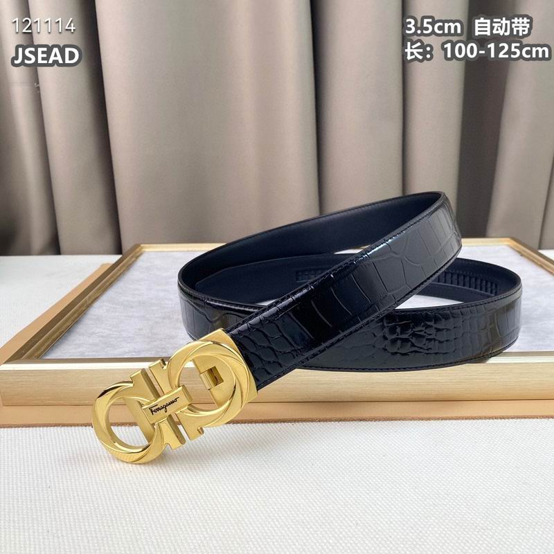 Ferragamo belt 35mmX100-125cm 8L (384)