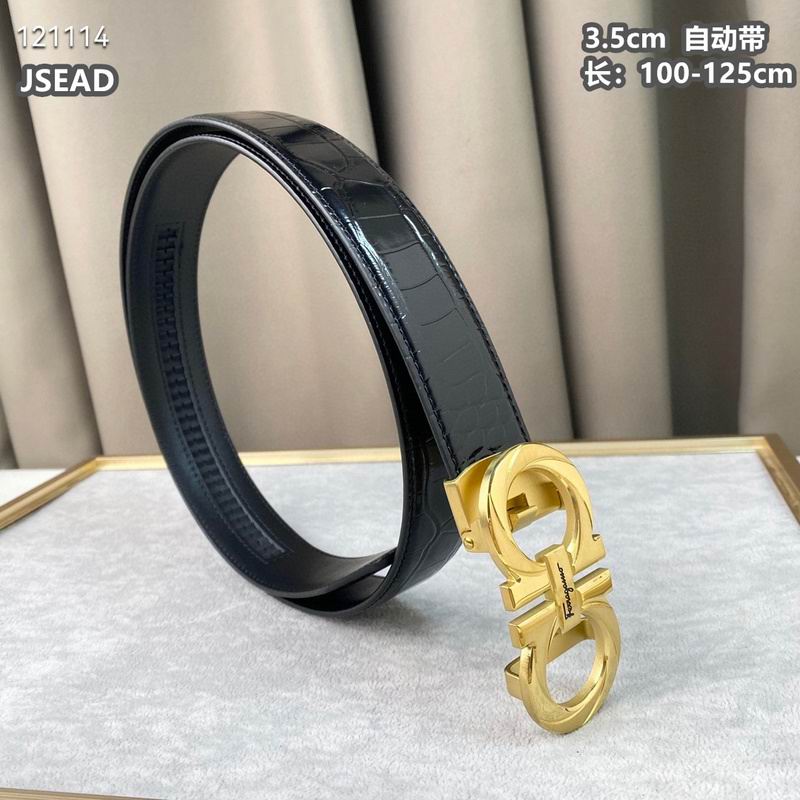 Ferragamo belt 35mmX100-125cm 8L (385)