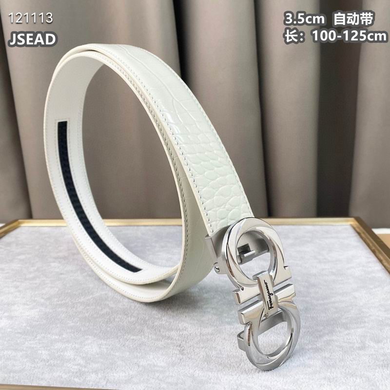 Ferragamo belt 35mmX100-125cm 8L (388)