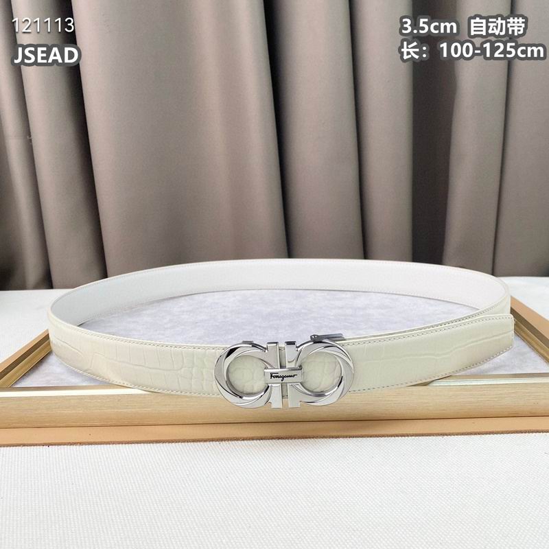 Ferragamo belt 35mmX100-125cm 8L (391)