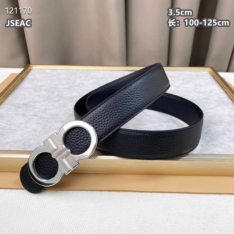 Ferragamo belt 35mmX100-125cm 8L (393)