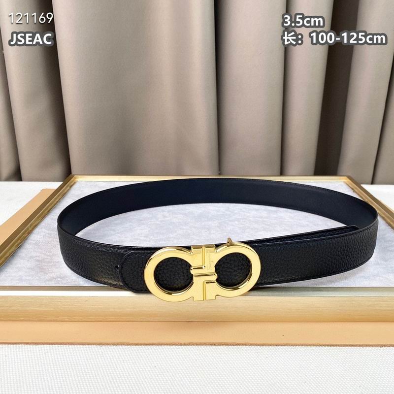 Ferragamo belt 35mmX100-125cm 8L (397)