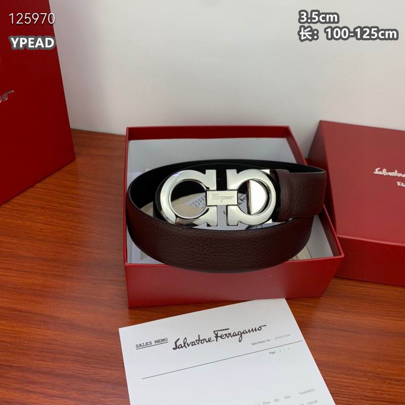 Ferragamo belt 35mmX100-125cm 8L (42)
