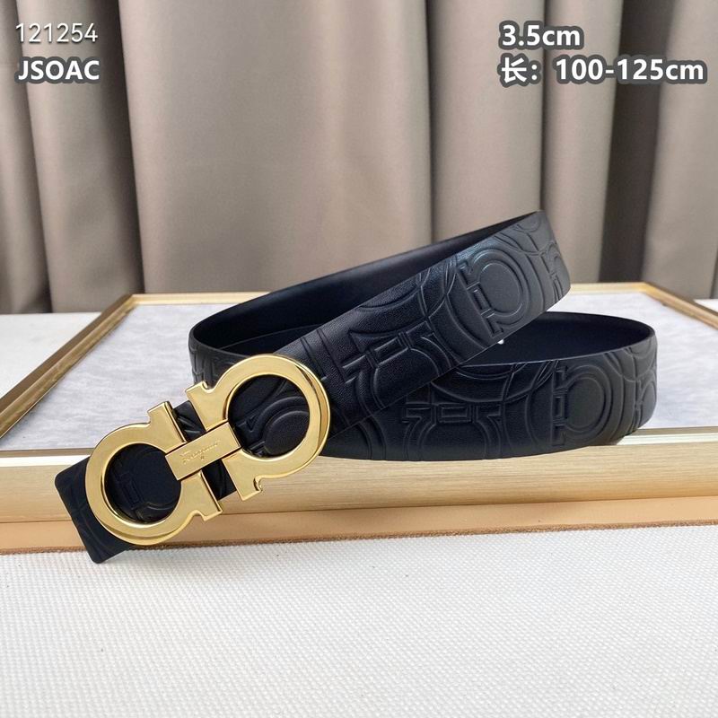 Ferragamo belt 35mmX100-125cm 8L (441)