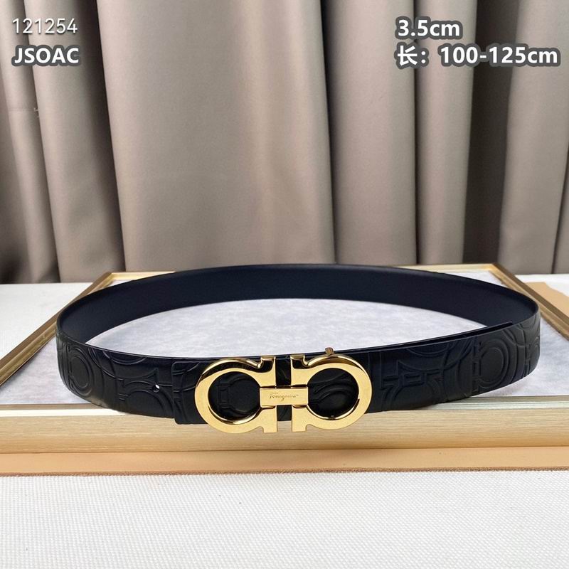 Ferragamo belt 35mmX100-125cm 8L (443)