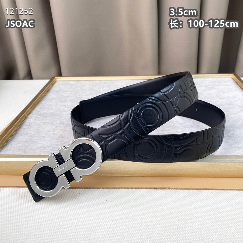Ferragamo belt 35mmX100-125cm 8L (447)