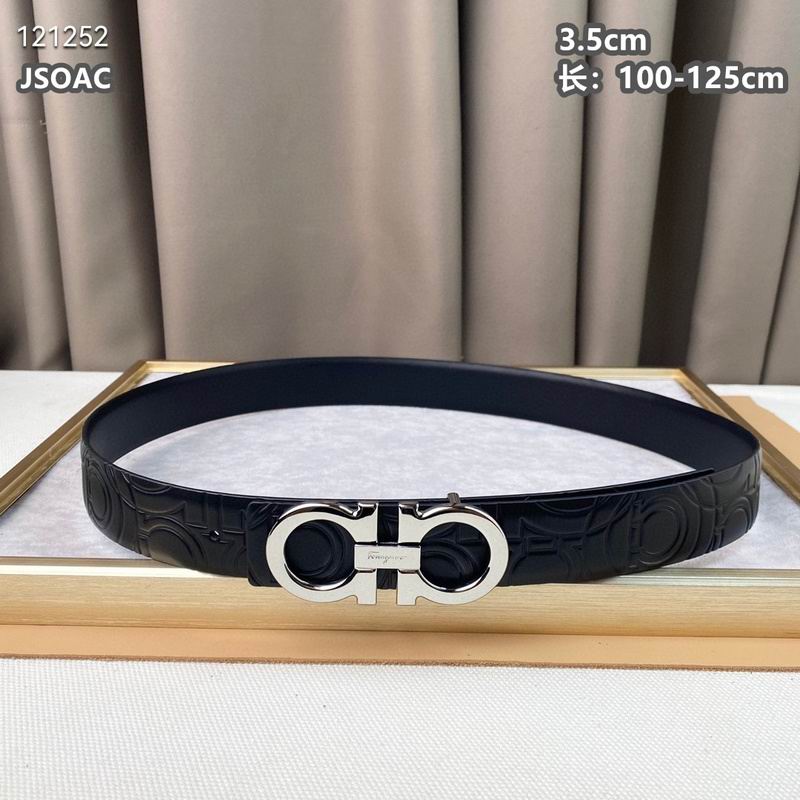 Ferragamo belt 35mmX100-125cm 8L (448)