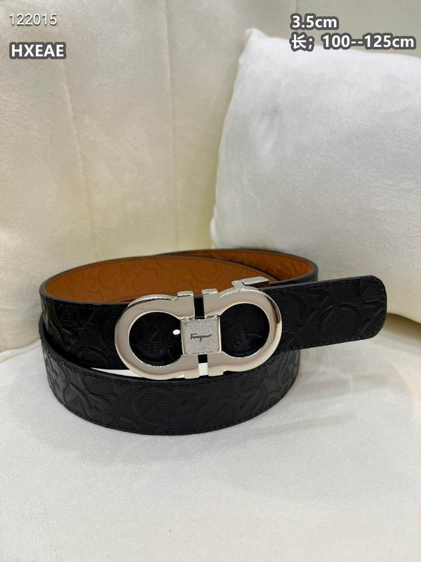 Ferragamo belt 35mmX100-125cm 8L (451)