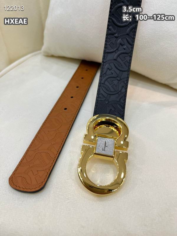 Ferragamo belt 35mmX100-125cm 8L (459)