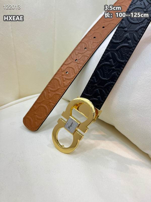 Ferragamo belt 35mmX100-125cm 8L (461)