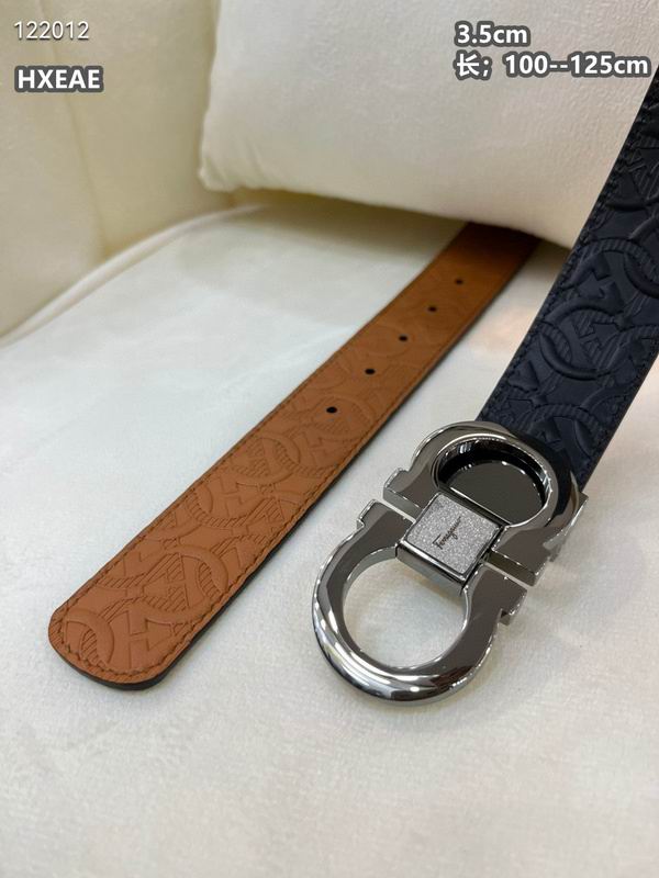 Ferragamo belt 35mmX100-125cm 8L (463)