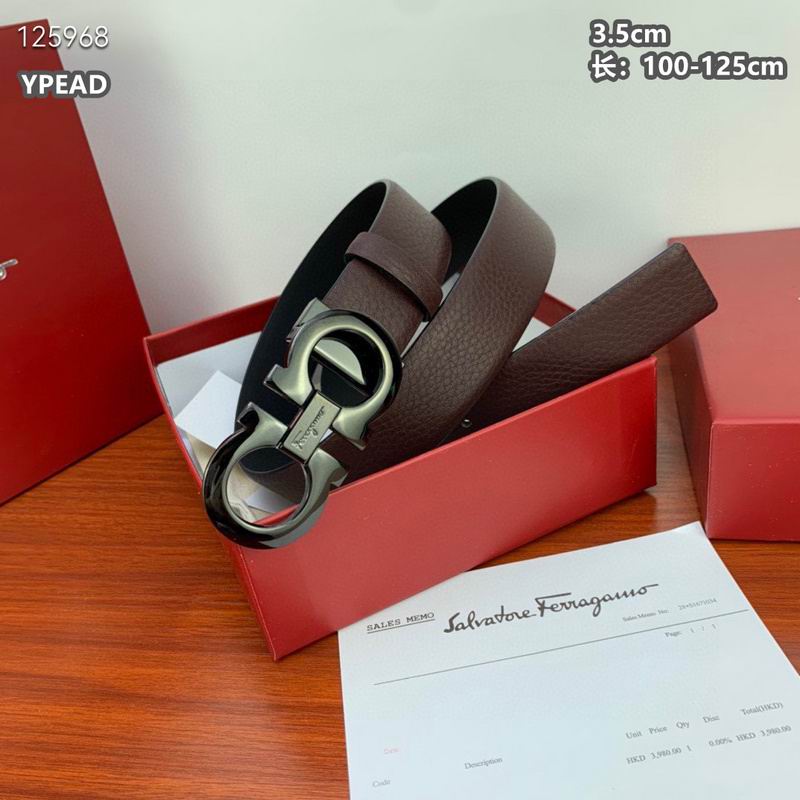 Ferragamo belt 35mmX100-125cm 8L (47)