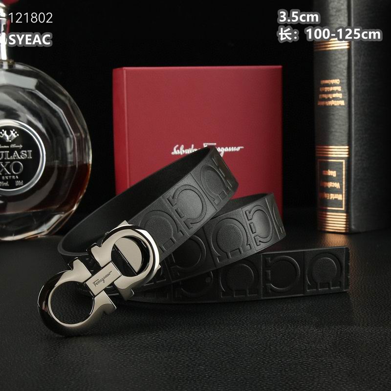 Ferragamo belt 35mmX100-125cm 8L (484)