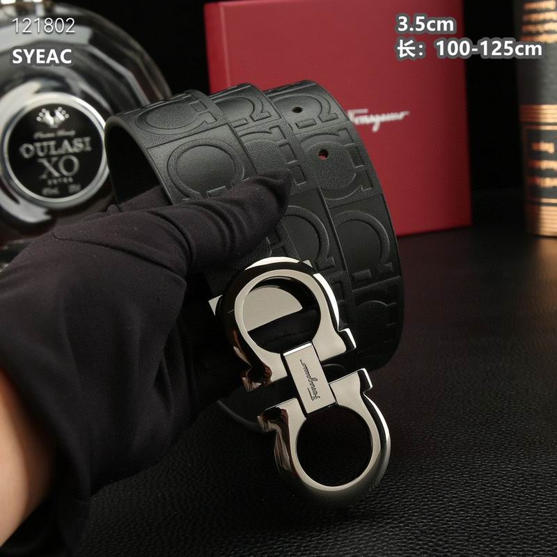 Ferragamo belt 35mmX100-125cm 8L (485)