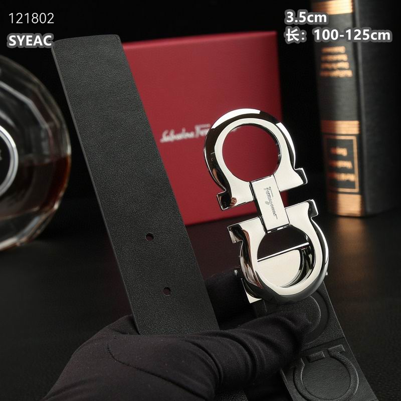 Ferragamo belt 35mmX100-125cm 8L (486)