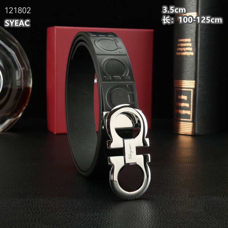 Ferragamo belt 35mmX100-125cm 8L (488)