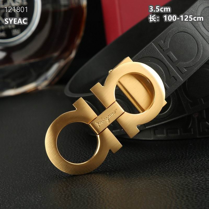 Ferragamo belt 35mmX100-125cm 8L (491)