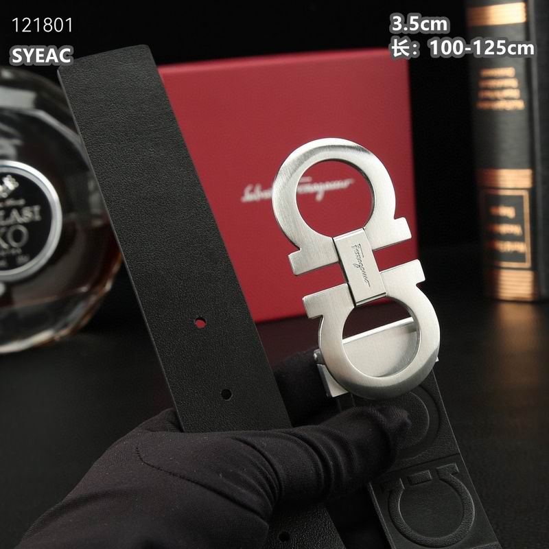 Ferragamo belt 35mmX100-125cm 8L (494)