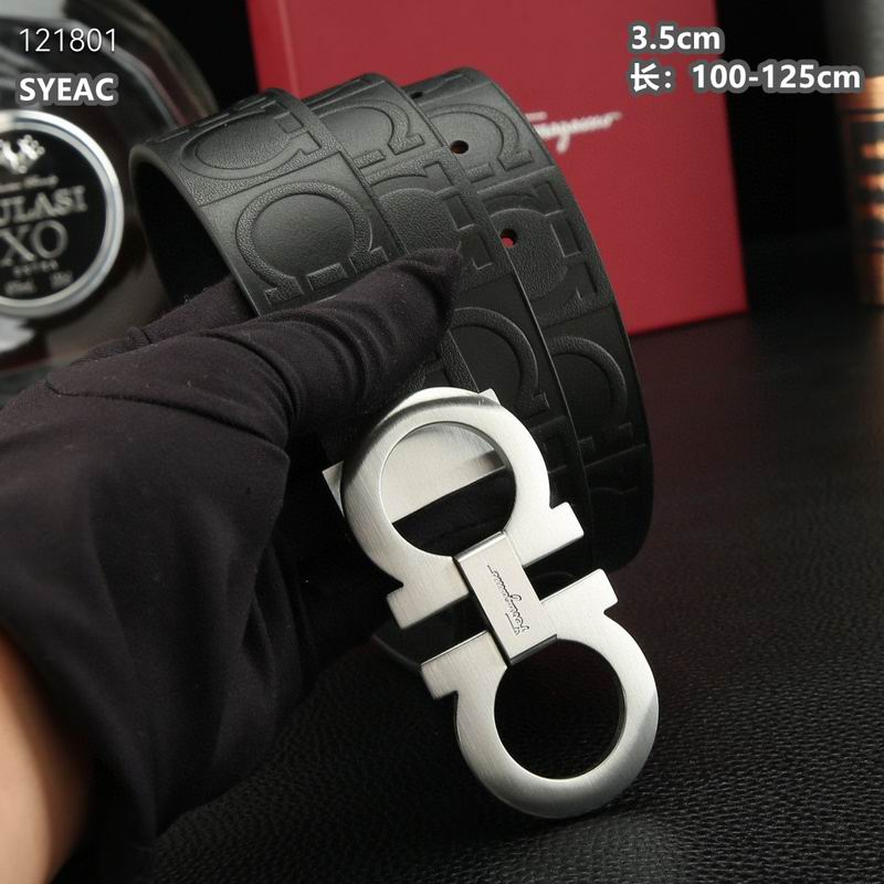 Ferragamo belt 35mmX100-125cm 8L (495)