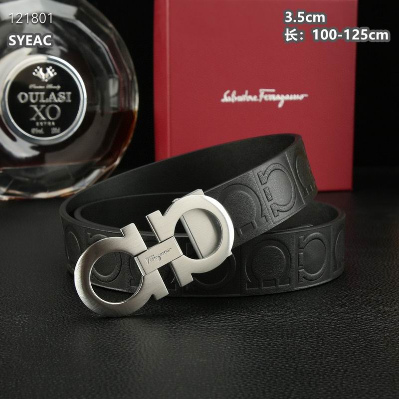 Ferragamo belt 35mmX100-125cm 8L (496)