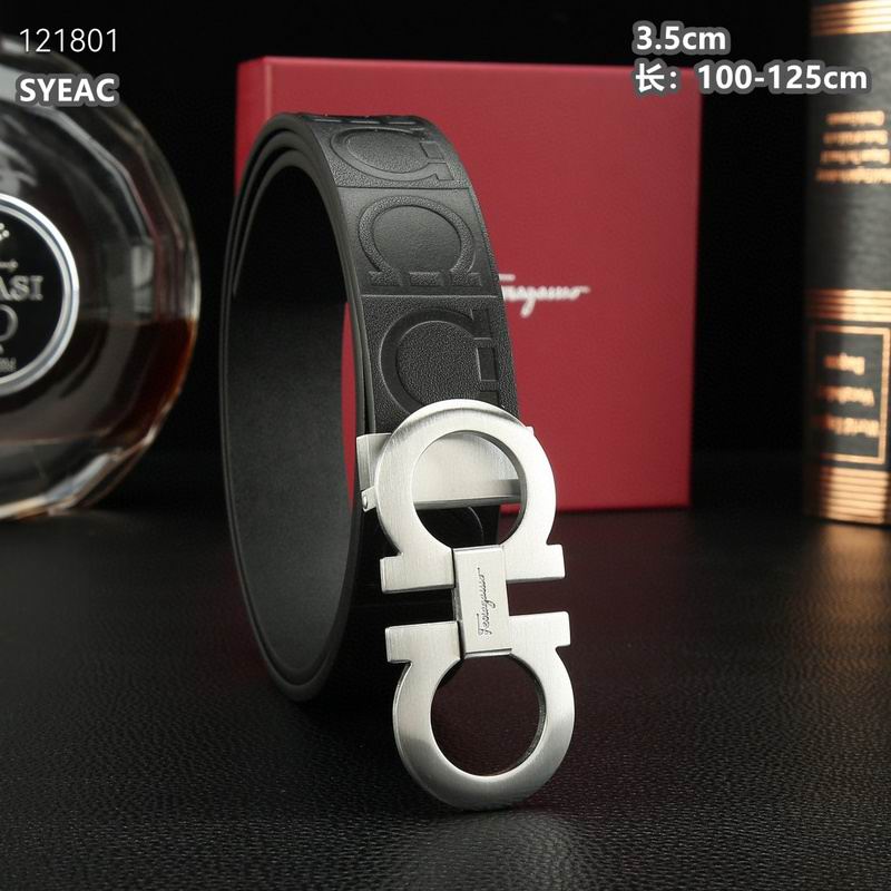 Ferragamo belt 35mmX100-125cm 8L (497)