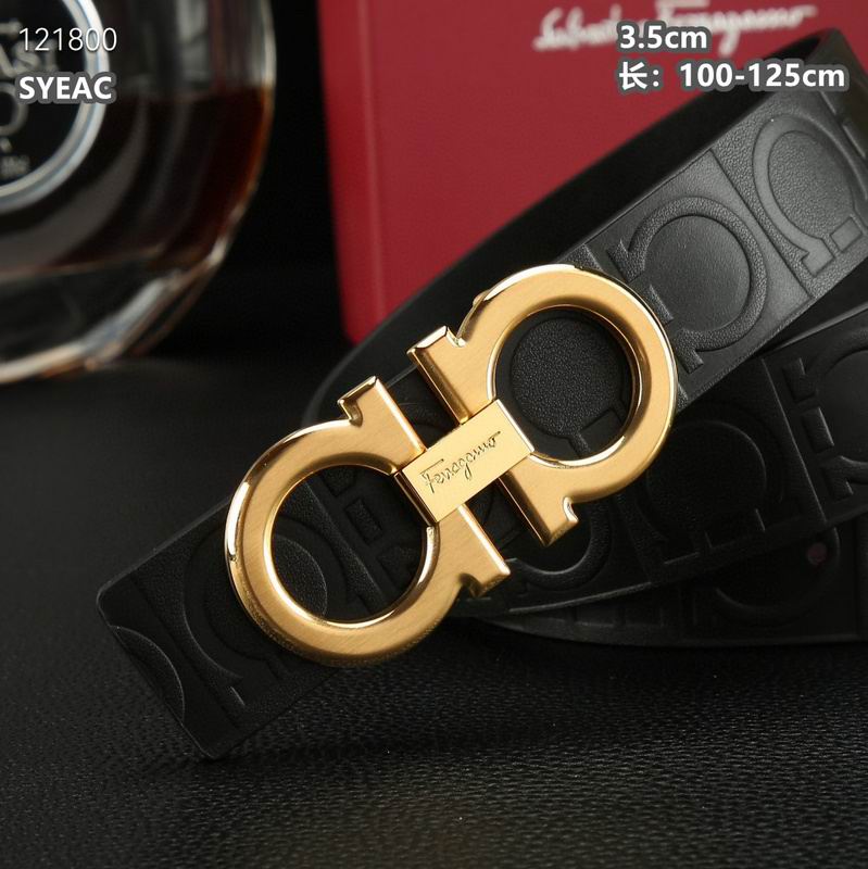 Ferragamo belt 35mmX100-125cm 8L (499)