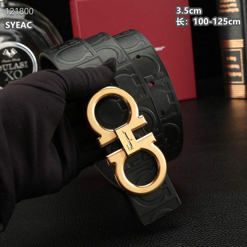 Ferragamo belt 35mmX100-125cm 8L (500)