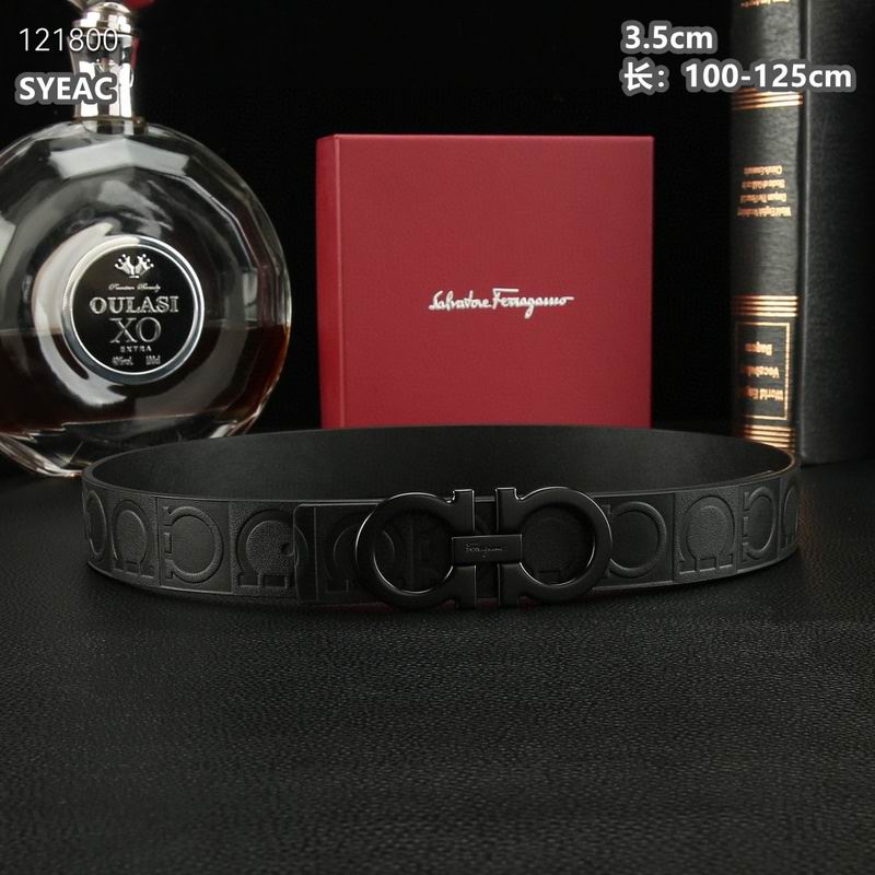 Ferragamo belt 35mmX100-125cm 8L (502)