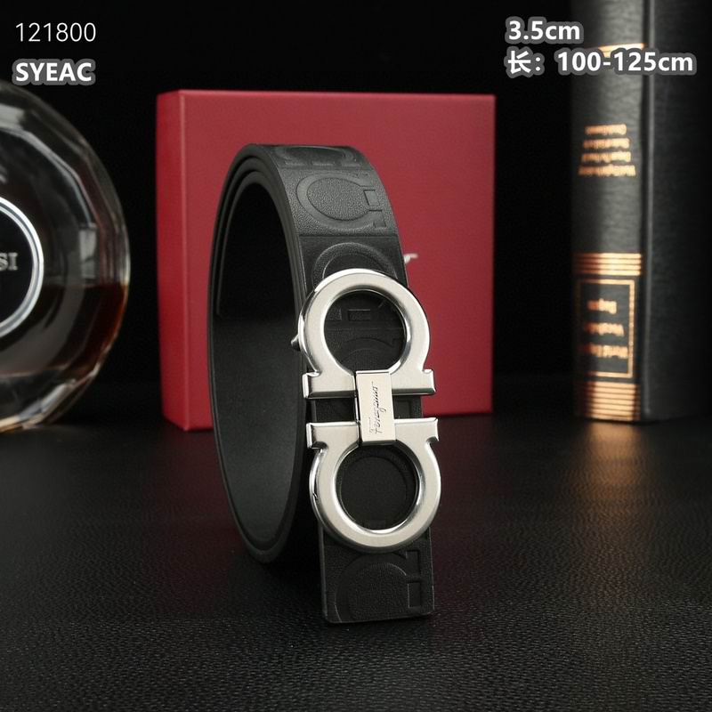 Ferragamo belt 35mmX100-125cm 8L (506)