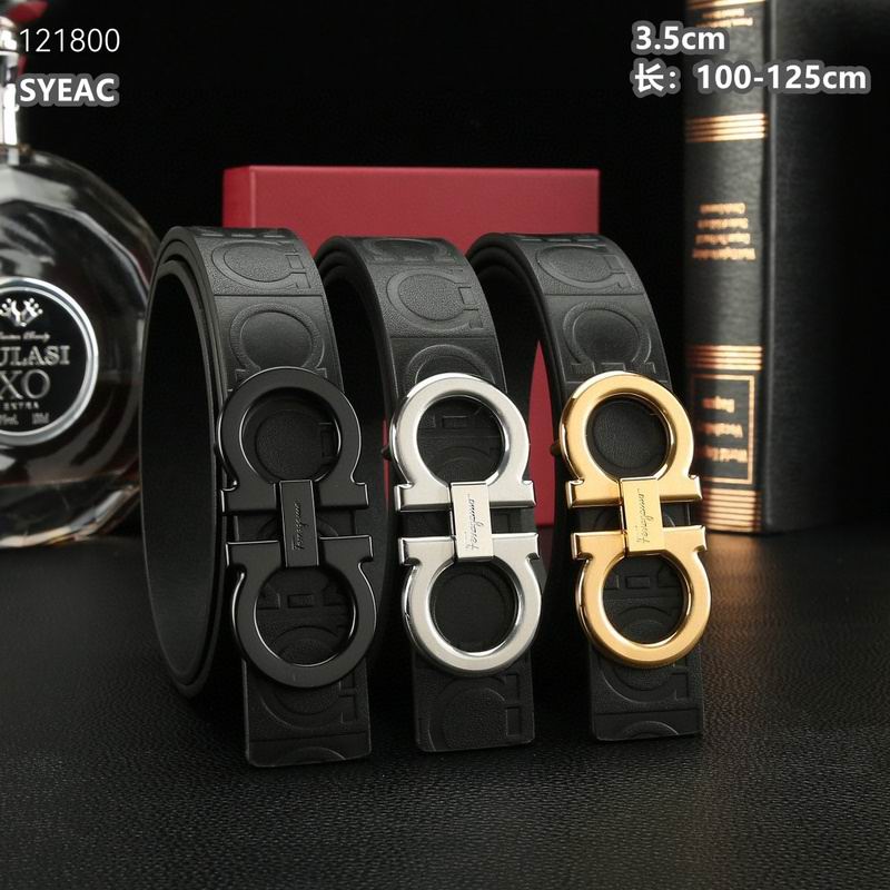 Ferragamo belt 35mmX100-125cm 8L (507)