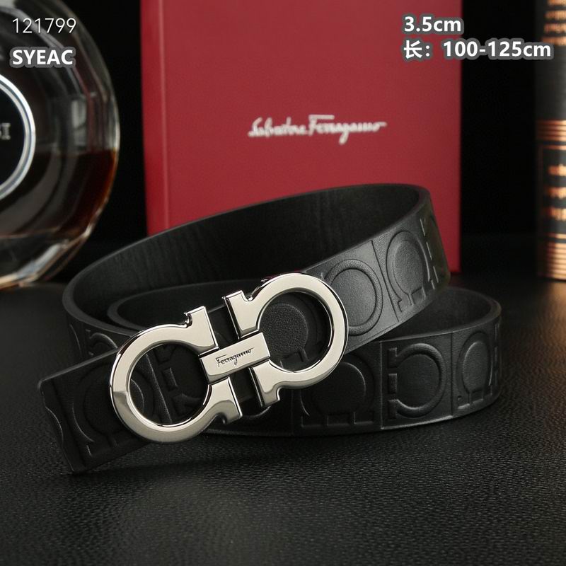 Ferragamo belt 35mmX100-125cm 8L (509)