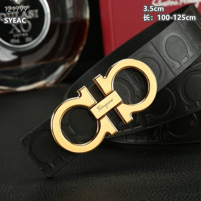 Ferragamo belt 35mmX100-125cm 8L (510)