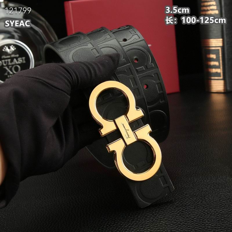 Ferragamo belt 35mmX100-125cm 8L (512)